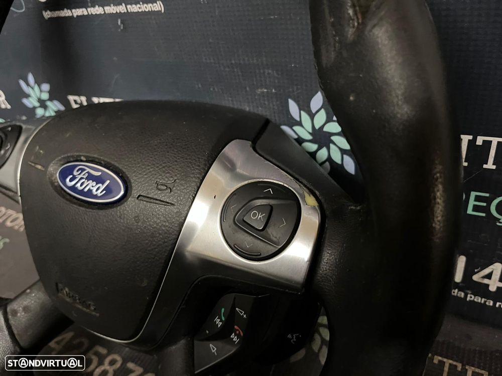 Volante usado pele com airbag FORD C-MAX II - 4