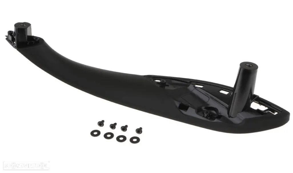 Puxador BMW Serie 3 F30 F31 - Frente Esquerdo Preto - 3