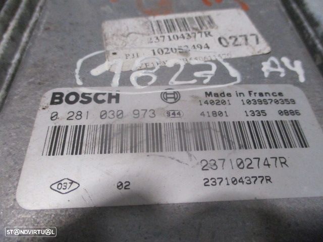 Centralina 0281030973 237102747 237104377R RENAULT KANGOO 2 EXPRESS FASE 2 2014 1.5DCI 75CV 4P BRANCA BOSCH - 4