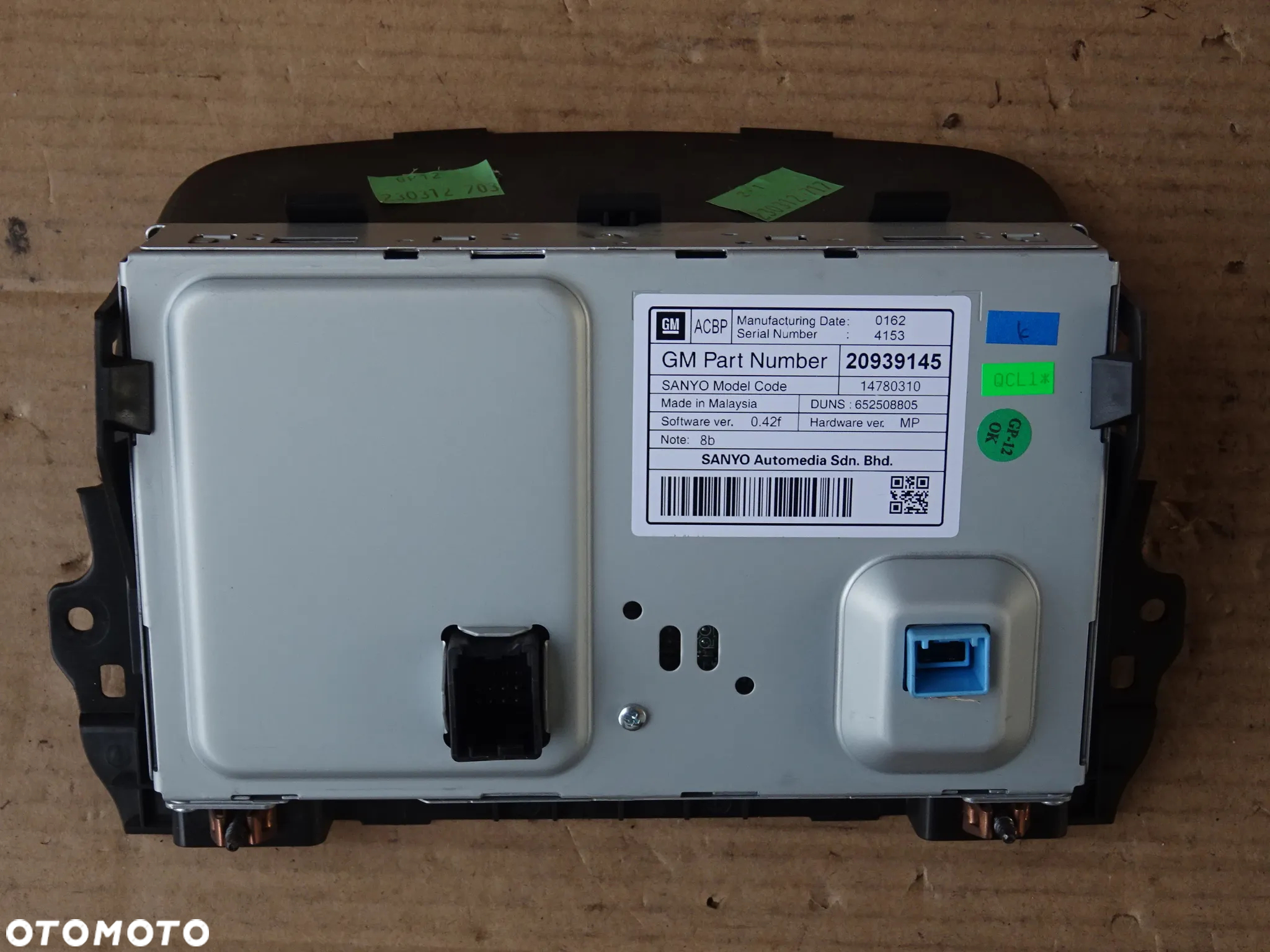 NAVI 900 OPEL ZAFIRA C TOURER ASTRA J INSIGNIA PANEL MONITOR JEDNOSTKA CZYTNIK KAMERA - 8