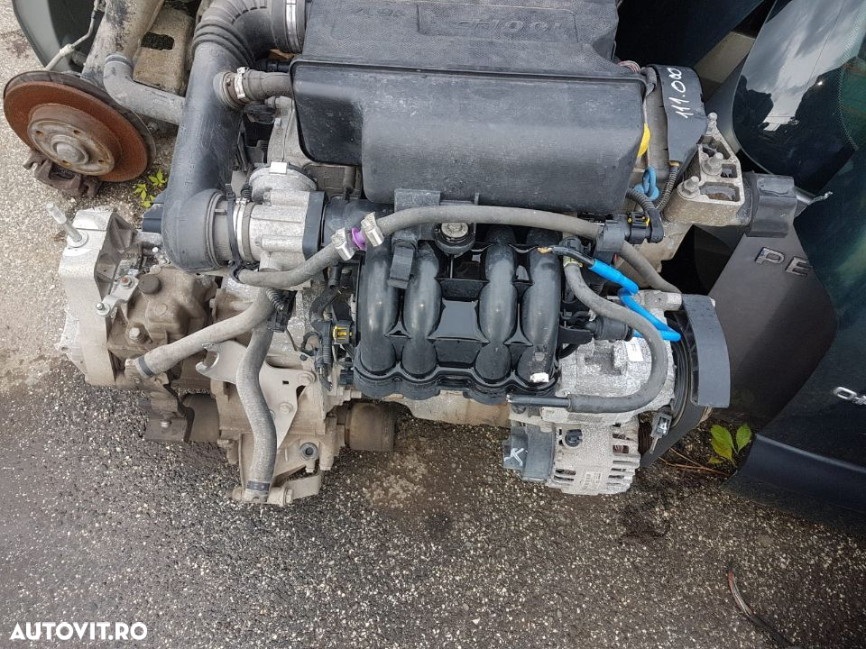 Motor Fiat 1.4 benzina 500 Panda 110mii km electromotor alternator compresor AC si alte piese - 2