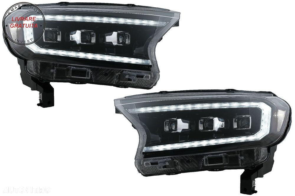 Faruri LED Light Bar Dynamic Start-up Display Ford Ranger Raptor (2015-2020) LHD N- livrare gratuita - 1