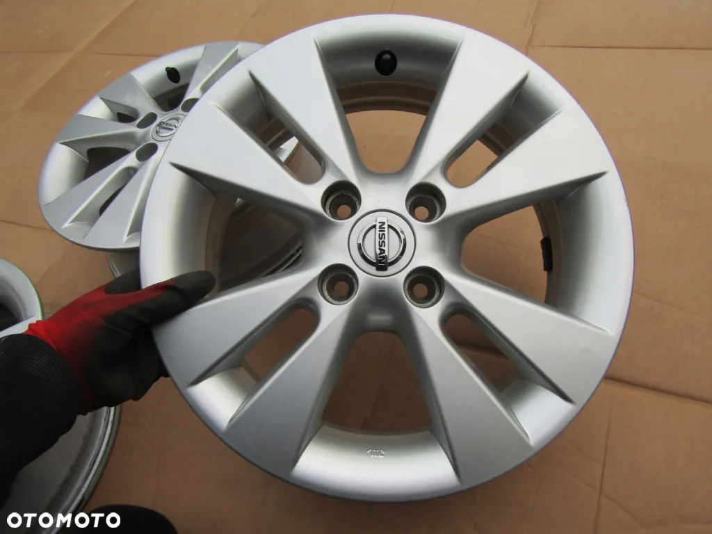 4x Felgi 15 Nissan Note Micra K12 K13 5,5j 4x100 ET45 / Oryginał - 17