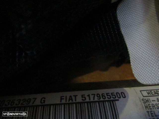 Airbag Cortina 517965500 FIAT BRAVO 2009 0P DRT FIAT GRANDE PUNTO 3 2008 1.3JTD 75CV 5P CINZENTO DRT - 3