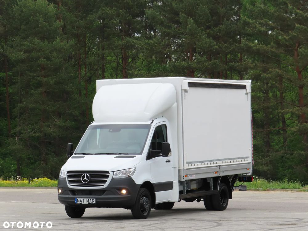 Mercedes-Benz Sprinter 519 CDI 190 KM Firana + Winda Załadowcza 1000 Kg Udźwig Skrzynia 4269 mm Długa 8.E.Palet Rozstaw Osi 4325 mm DMC 3500 Kg Ładowność 763 Kg WZMACNIANY Stan Jak NOWY Gotowy Dostępny OKAZJA - 2