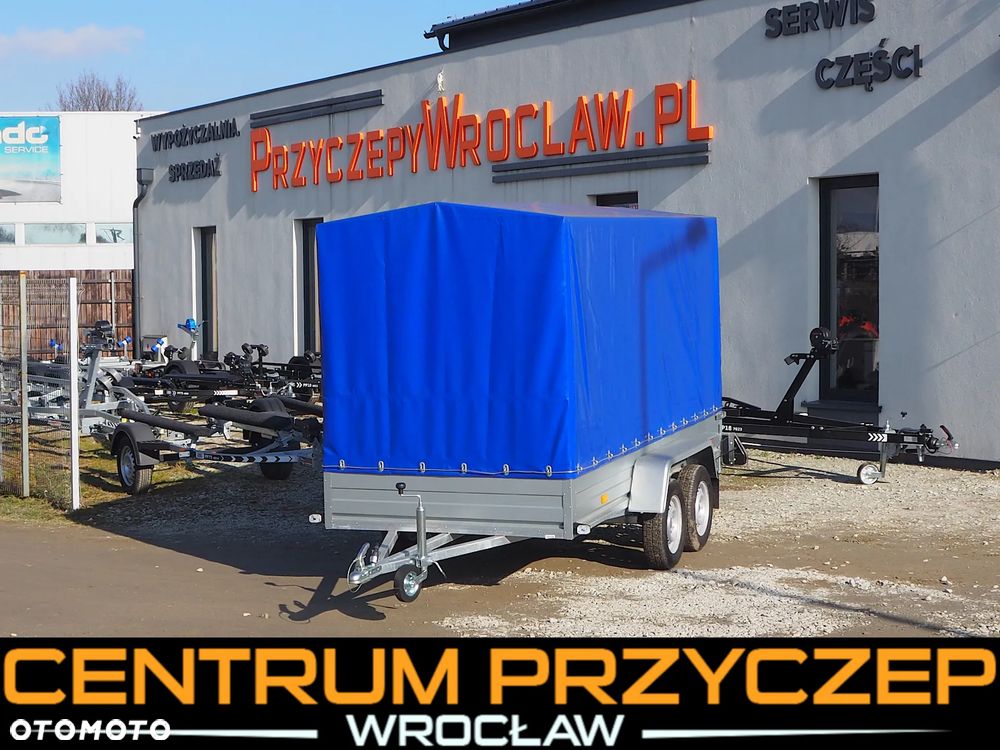 Rydwan EURO C750 / 2 OSIE / BAGAŻOWA / TOWAROWA / Z PLANDEKĄ / BEZ PLANDEKI / DMC: 750 KG - 3
