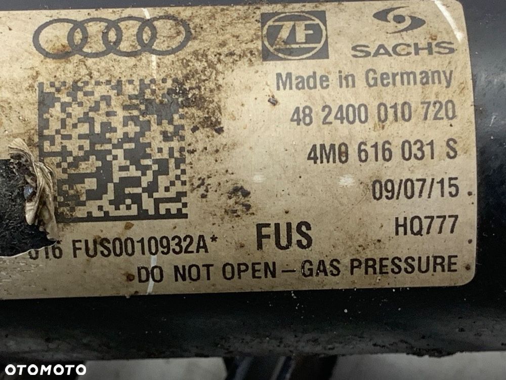 AMORTYZATOR LEWY TYŁ  AUDI Q7 (4MB, 4MG) 2015 - 2022 3.0 TDI quattro 200 kW [272 KM] olej napędowy - 4