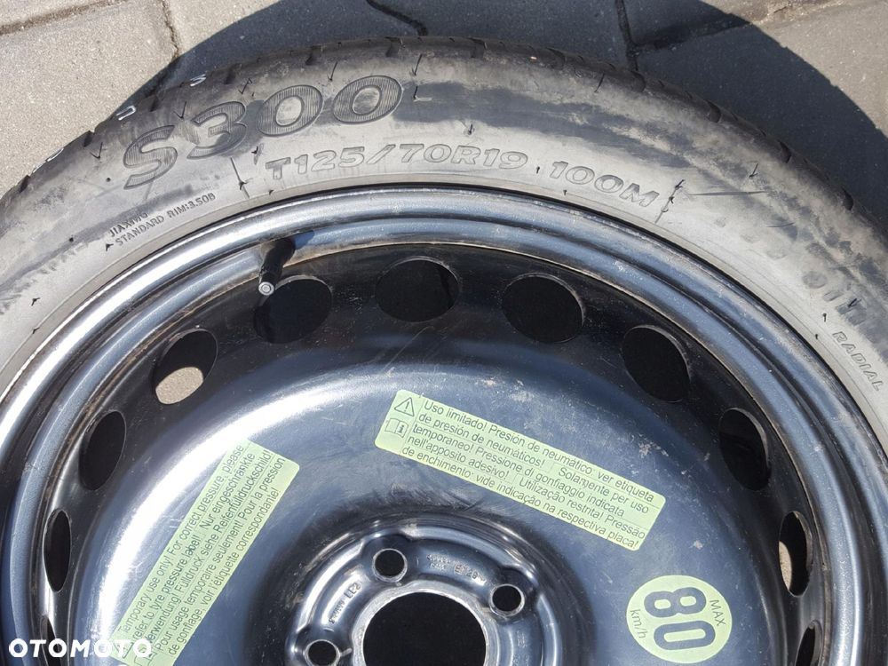 AUDI A4 B8 08-16r A5 8T KOŁO DOJAZDOWE 19 5X112 LEWAREK - 6