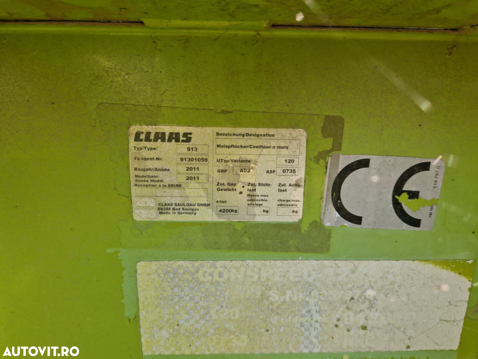 Claas 12R 75 Heder Porumb - 8