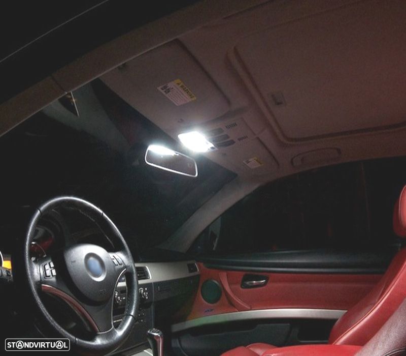 KIT COMPLETO 19 LAMPADAS LED INTERIOR PARA BMW SERIE 3 E92 COUPE 325XI 335XI M GTS 330I XDRIVE 330D - 5