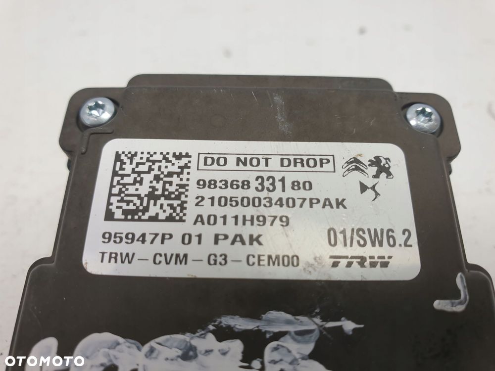 Opel Corsa F KAMERA RADAR PRZÓD 9836833180 - 14