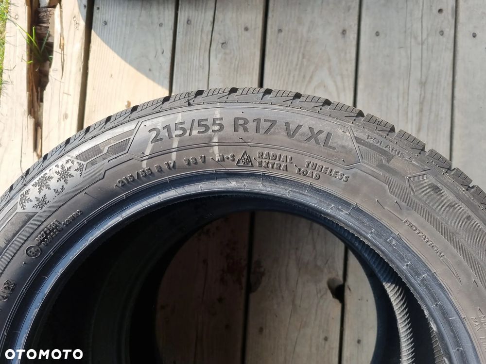 Opony BARUM POLARIS 5 215/55R17 98V 2023r,4x7,5mm super stan - 13