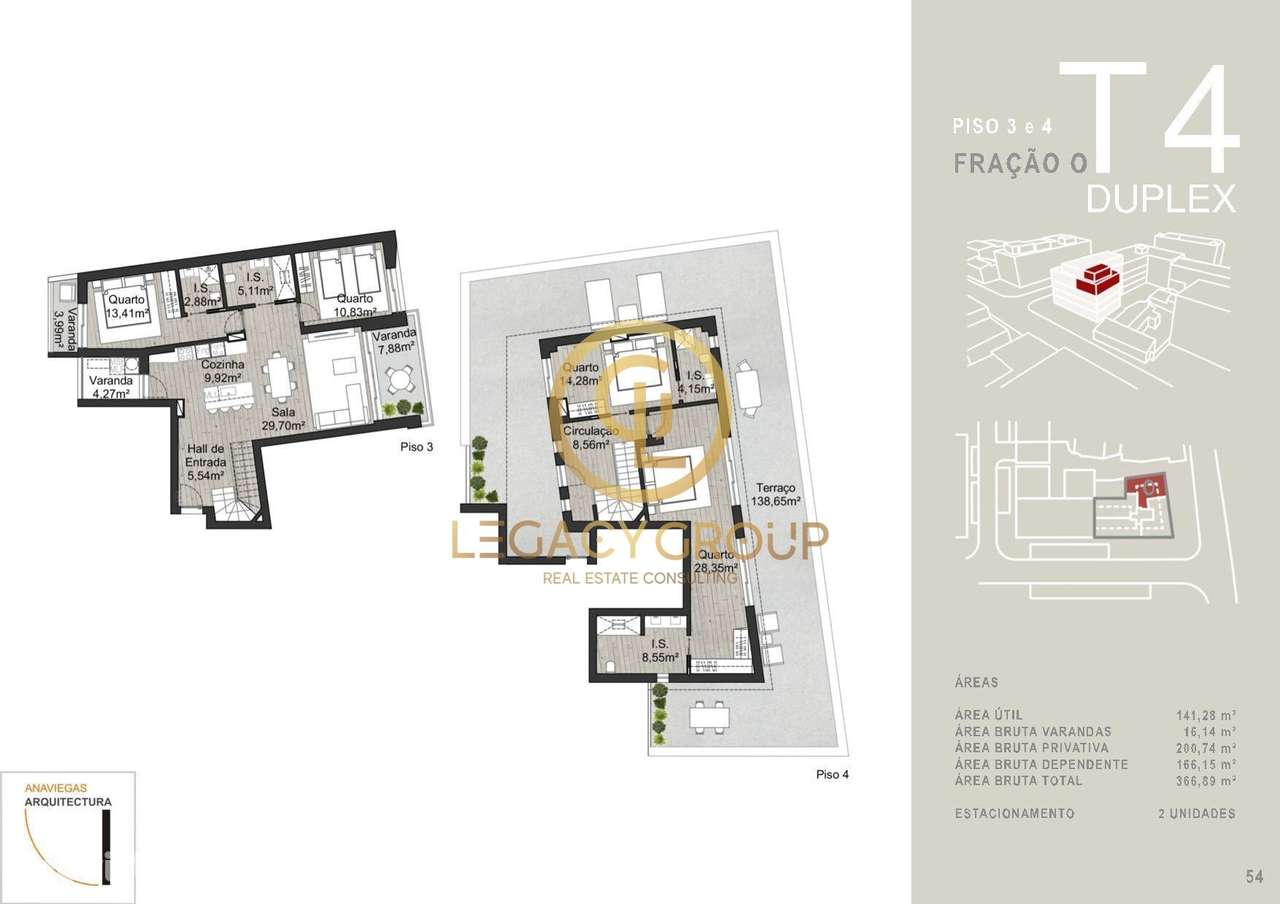 T4 Duplex Moderno com Terraços e Acabamentos de Alto Padrão - Grande imagem: 3/39