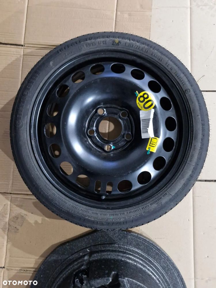 Koło dojazdowe zestaw lewarek klucz Opel Meriva B II 5x110 benzyna - 2