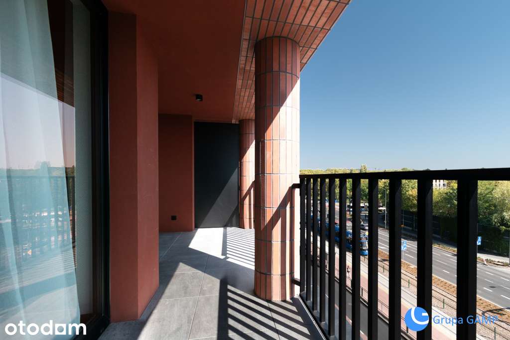 Nowe 2-pok. NOHO Wieża *Młyny Mogilska* balkon