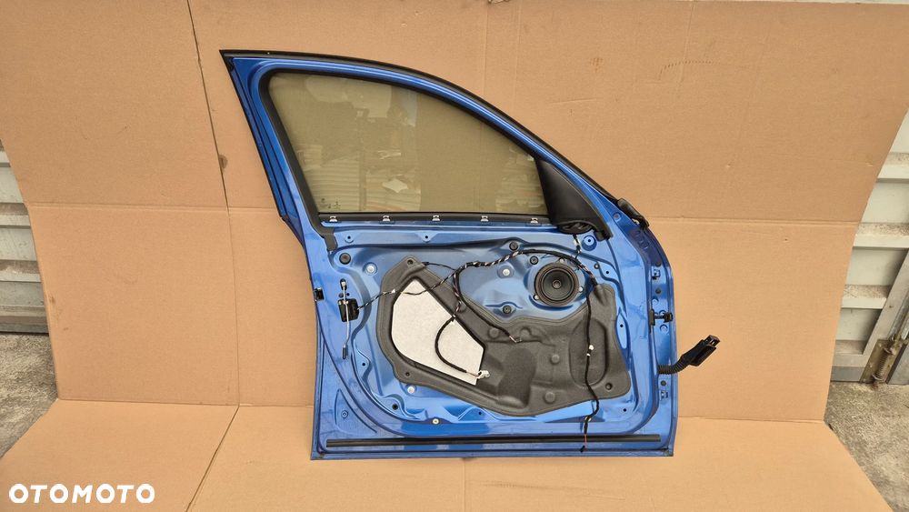 BMW F20 LIFT  DRZWI PRZÓD PRZEDNIE LEWE KOMPLETNE EUROPA IDEALNE NIEBIESKIE W KOLOR B45 - 2