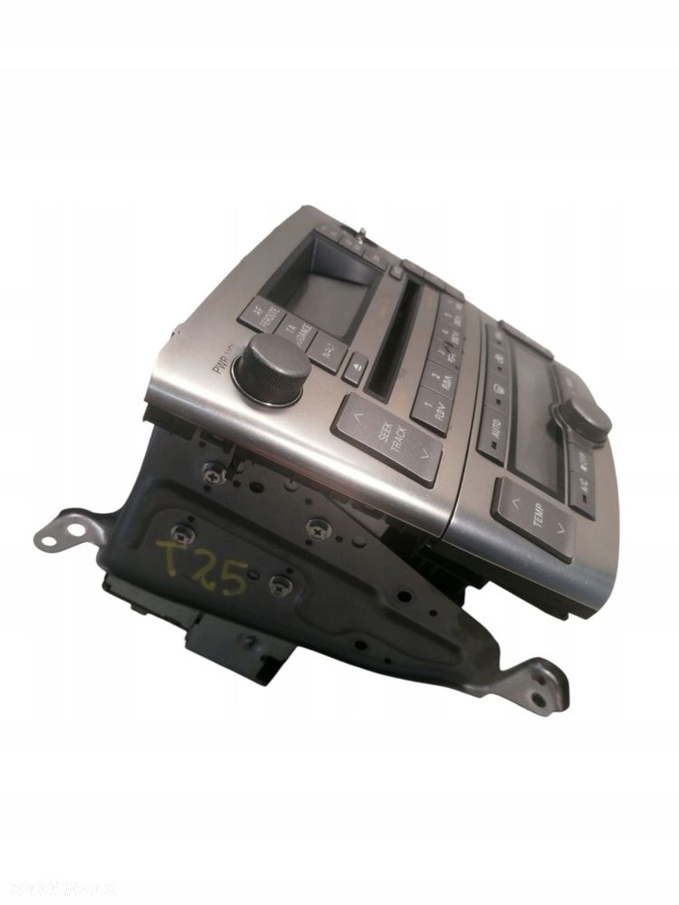 radio cd panel sterowania klimatyzacją toyota avensis t25 lift - 3