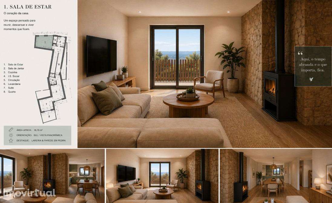 Terreno com Ruina e Projeto em curso para Moradia T2 Geminada , no... - Grande imagem: 3/27