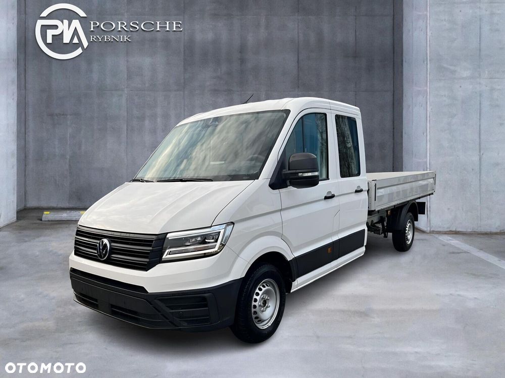 Volkswagen Crafter 35 Skrzyniowy z podwójną kabiną silnik: 2,0 l EU6 SCR 140 KM / skrzynia biegów: Przedni napęd manualna 6-biegowa rozstaw osi: 4490 mm - 1