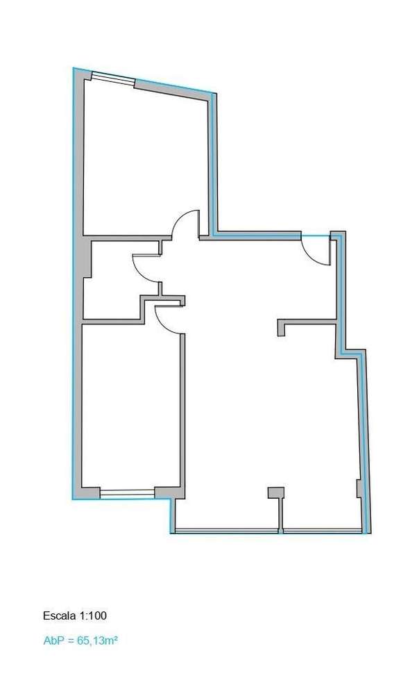 Apartamento T2 em Encosta do Sol de 65 m2 - Grande imagem: 2/3