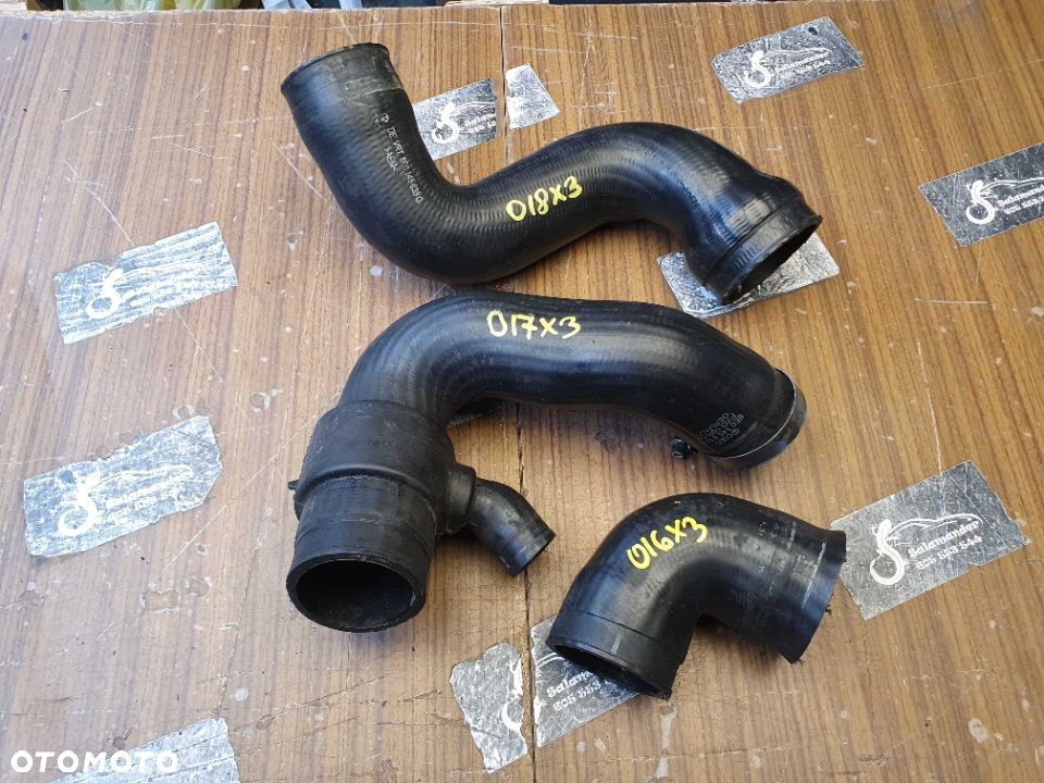 Przewod 8E0145832D 8E0145838G 8E0145834F Rura Powietrza Kolanko Waz Intercooler 1.8 T Audi A4 B6 B7 - 1