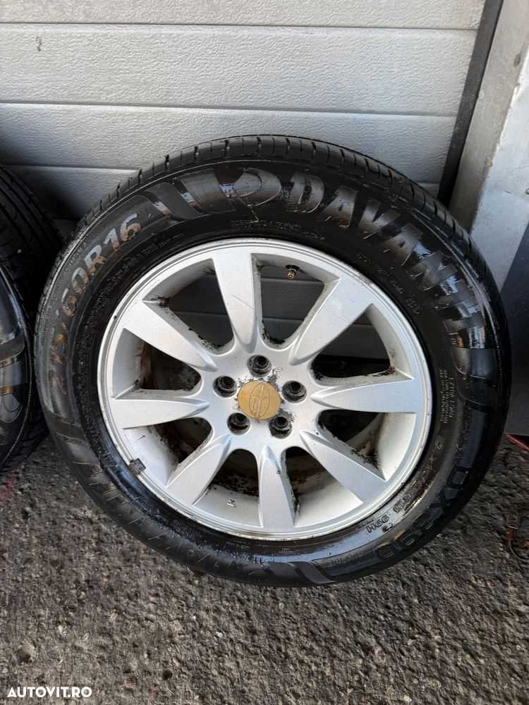 Set 4 Jante Aliaj Originale Subaru 16" - 5x100 - Forester, Legacy, Impreza Anvelope de vară - 2