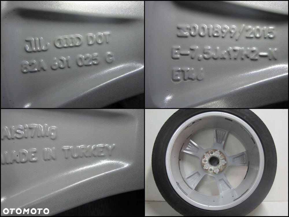 Koła felgi opony AUDI A1 82A 20r R17 -RYSY - 11
