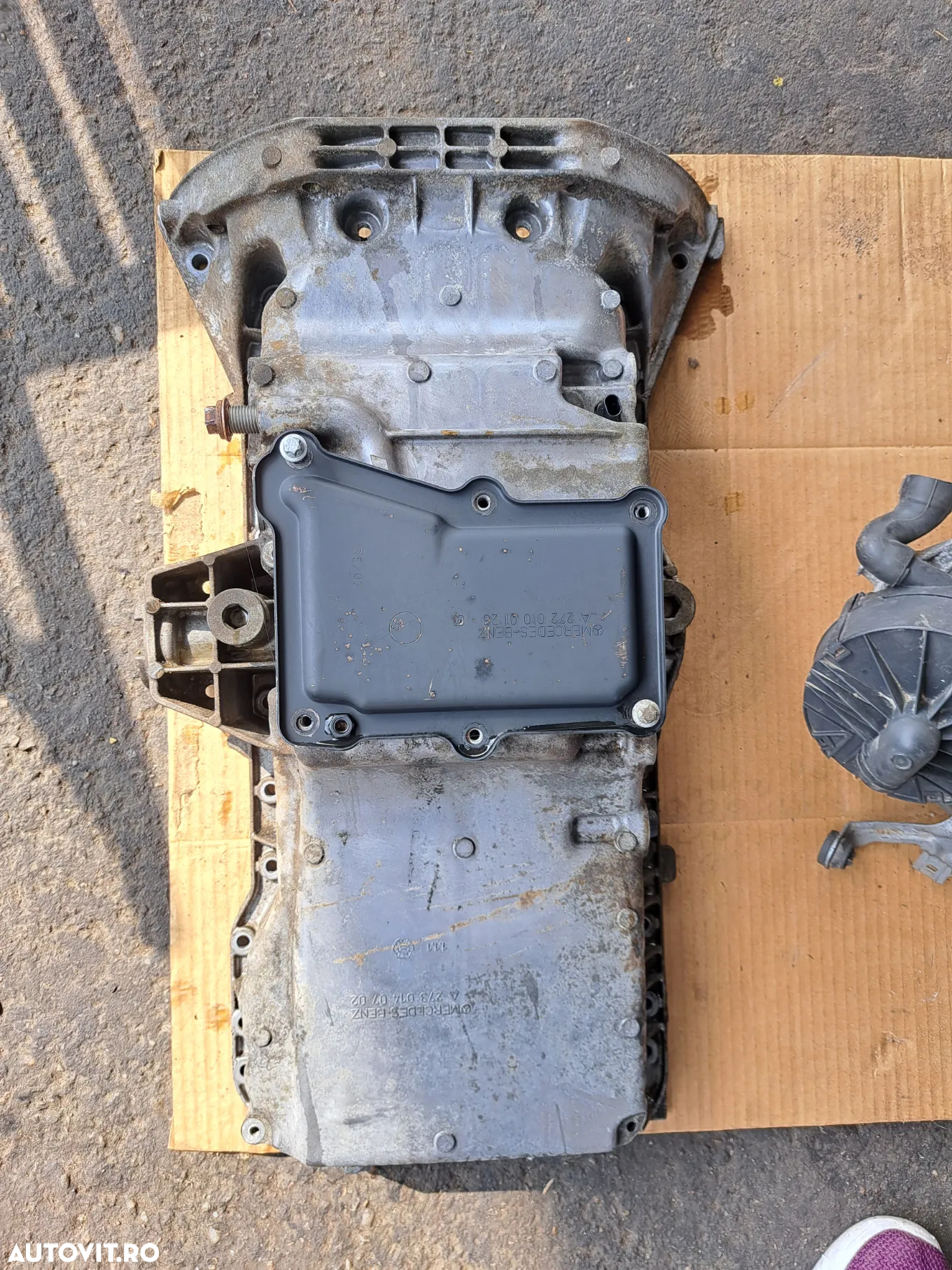 galerie admisie clapeta injector supapa presiune pompa aer secundara baie de ulei mercedes s500 4 matic benzina w221 - 6