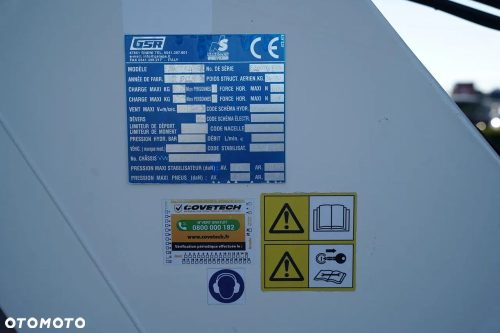 Nissan CABSTAR / ZWYŻKA 20 METRÓW / GSR E200TE4 /  BLIŹNIAK / UDŹWIG - 200 kg / 4 PODPORY / - 22
