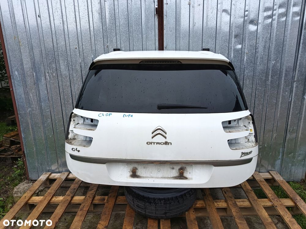 citroen c4 ii grand picasso 13- klapa bagażnika tył chrom ewpa - 1