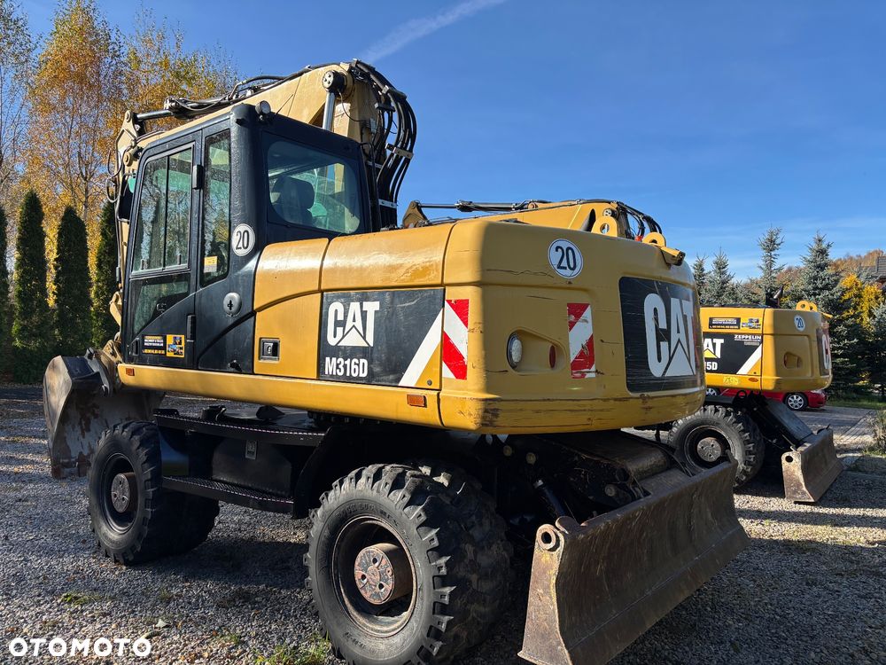 Caterpillar Koparka kołowa CAT 316D rok 2012 silnik 6 C6.6, 13mtg Zeppelin Germany - 3