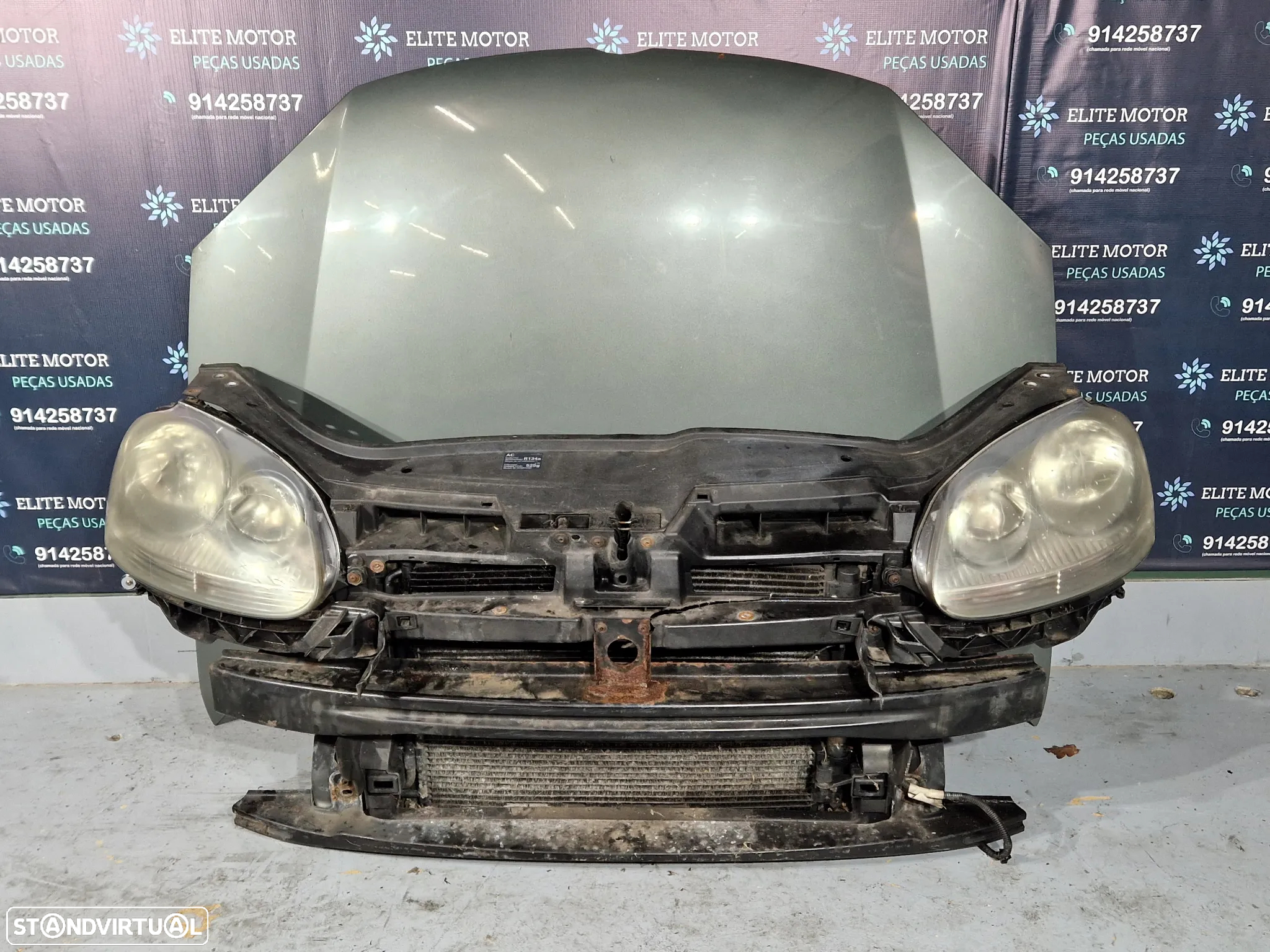 Frente completa usada VW GOLF 5 V 1.9 TDI 105CV Capot parachoques oticas radiadores Volkswagen - 6