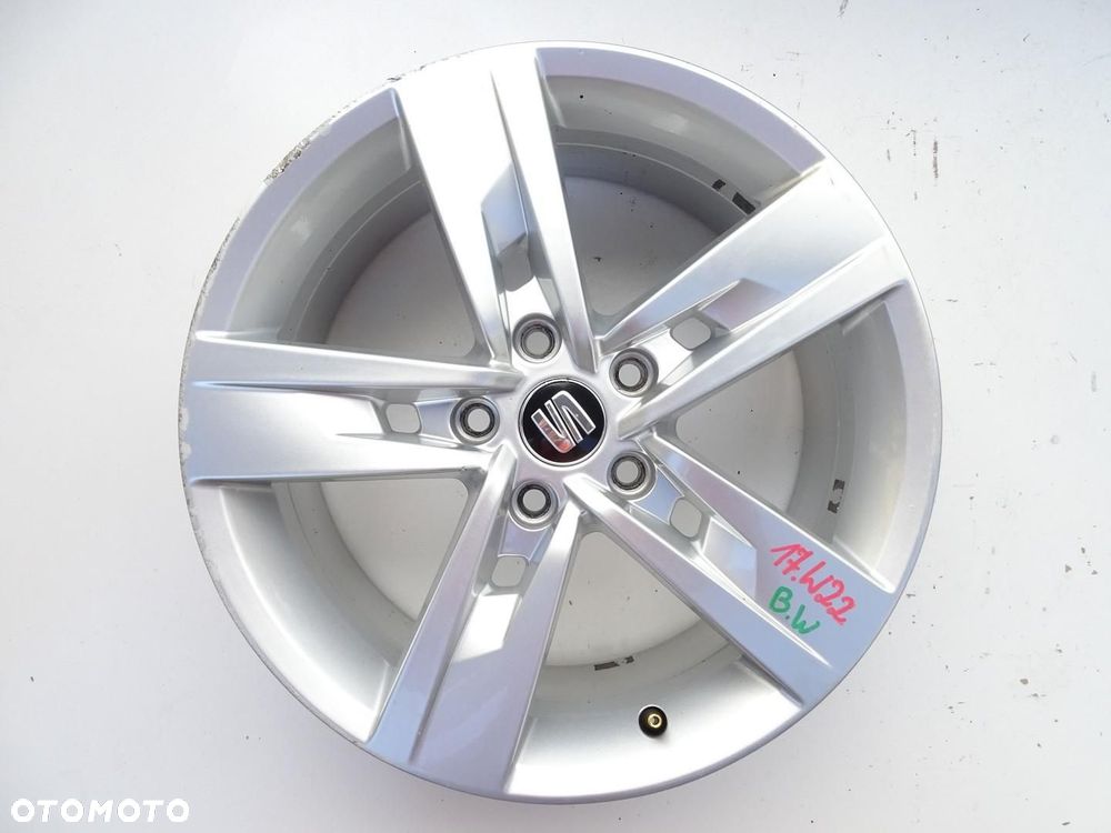 ALUFELGI FELGI 17 5x112 7" ET 49 5F0601025T SEAT LEON III GOLF VII A3 8V - 6