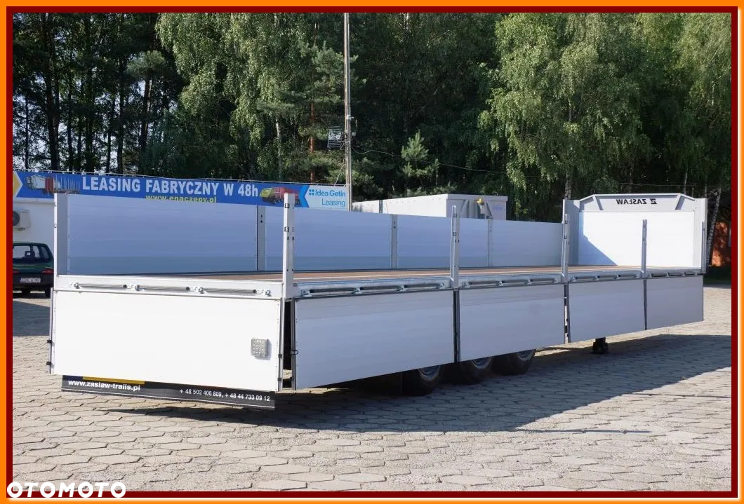 Zaslaw Pokład 13,60 m, MOCNA KRATOWNICA, burty aluminiowe !!! - 17