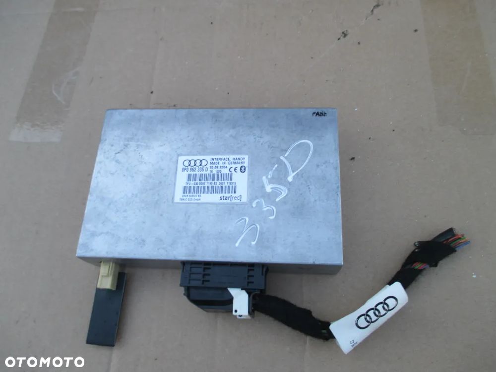 MODUŁ TELEFONU bluetooth audi A3 A4 8P0862335D - 1