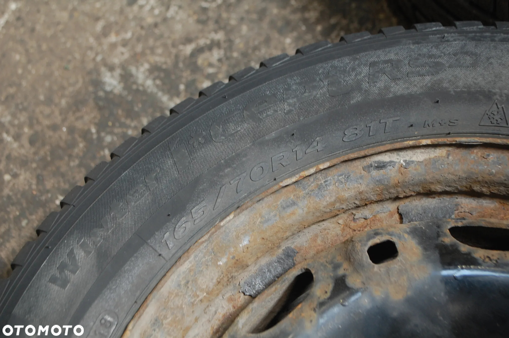 KOŁA FELGI STALOWE + OPONY ZIMOWE 165/70R14 5X100 6Q0601027H ET35 6J VW POLO IV SEAT SKODA 6Q0601027C - 29