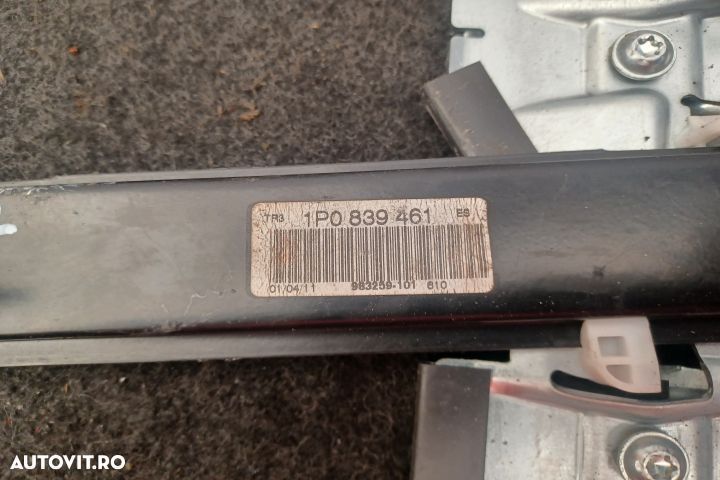 Macara geam spate stanga manuala 1P0839461 1P0839461 Seat Leon 2 1P [ - 2