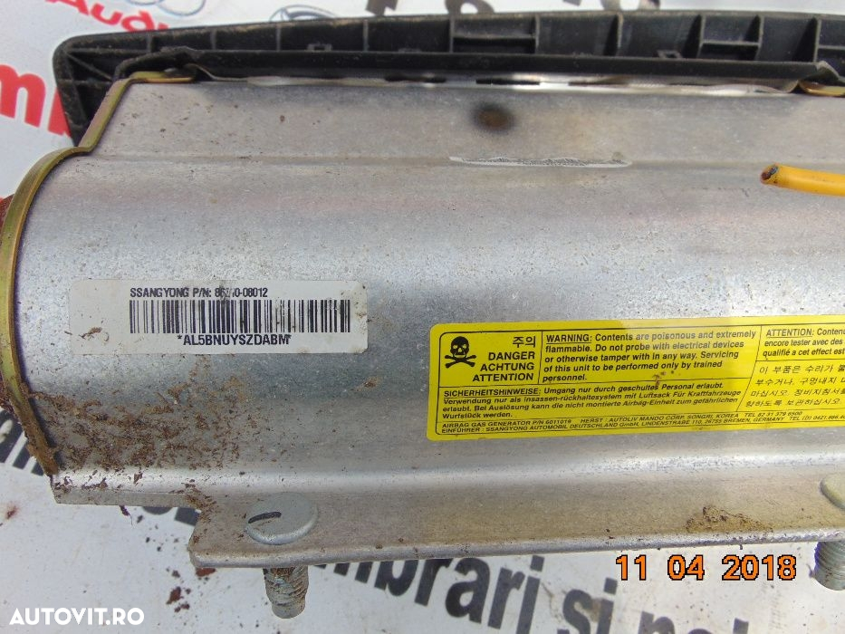 Airbag pasager Ssang Yong Rexton dezmembrez Rexton 2.cdi 2.3 benzina - 2