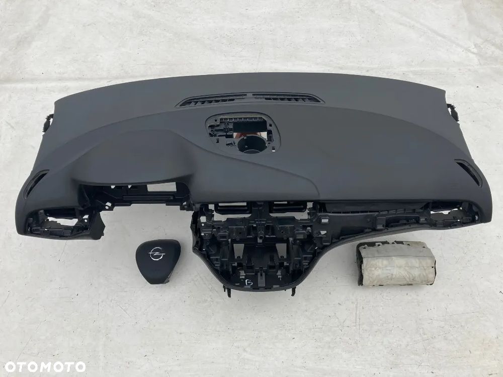 OPEL CORSA E DESKA KONSOLA KOKPIT PULPIT PÓŁKA PARAPET AIRBAG PODUSZKI KURTYNY KURTYNA naprawa Raz2 !!! - 1