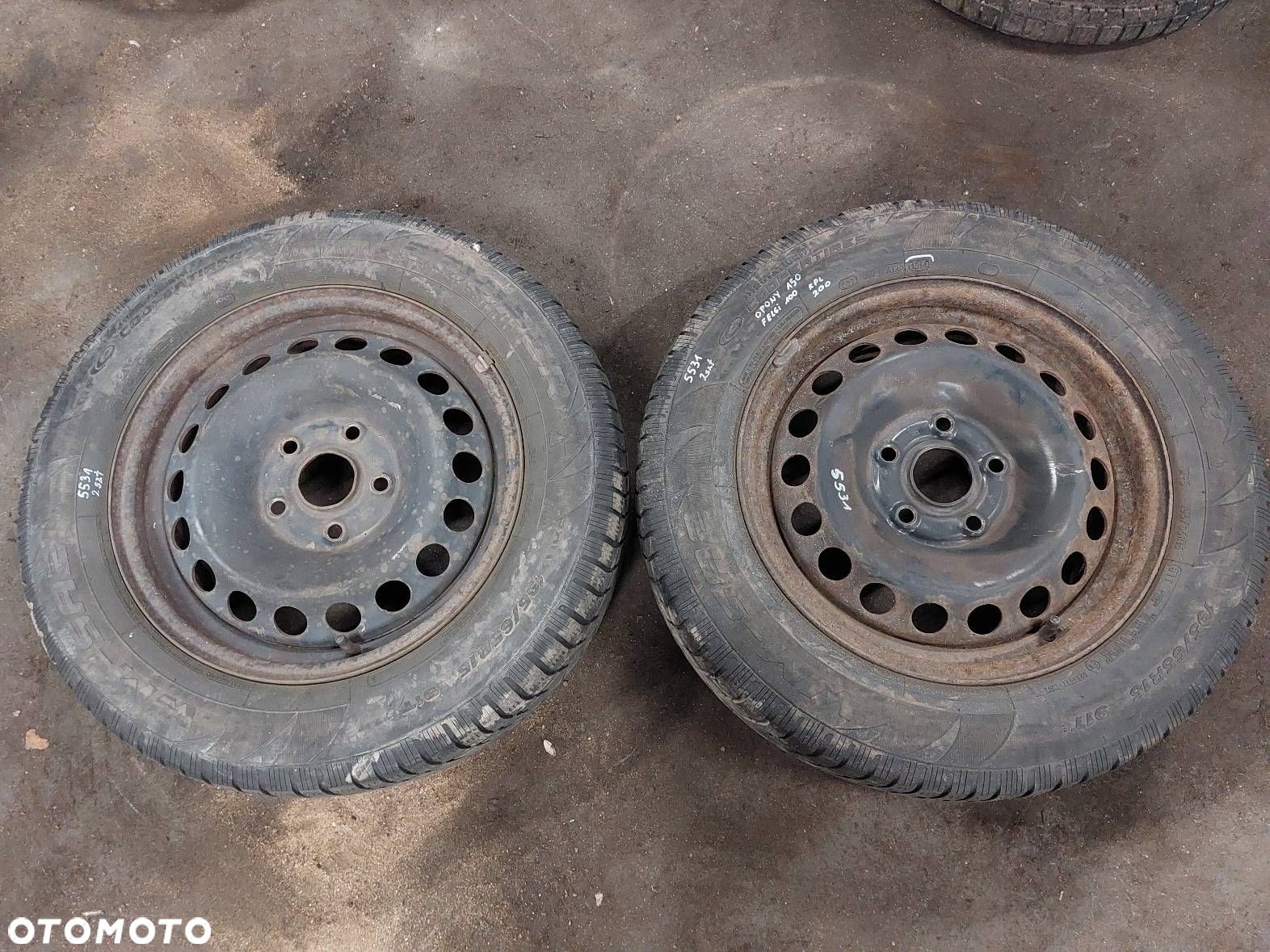 FELGI STALOWE 2 SZT5x112 6Jx15 ET47 FI57,1 VW GOLF V - 1