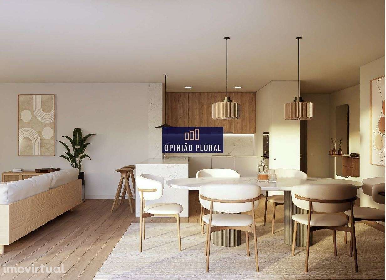 T1 Novo de Luxo com Varanda e Garagem | Haven Terrazza  Valbom - Grande imagem: 2/12