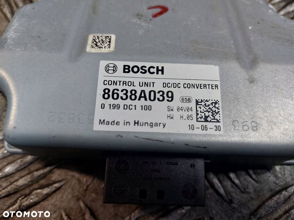 ZESTAW STARTOWY MITSUBISHI ASX I 1.8 DID 1860B422 8637A641 8100B455 - 4