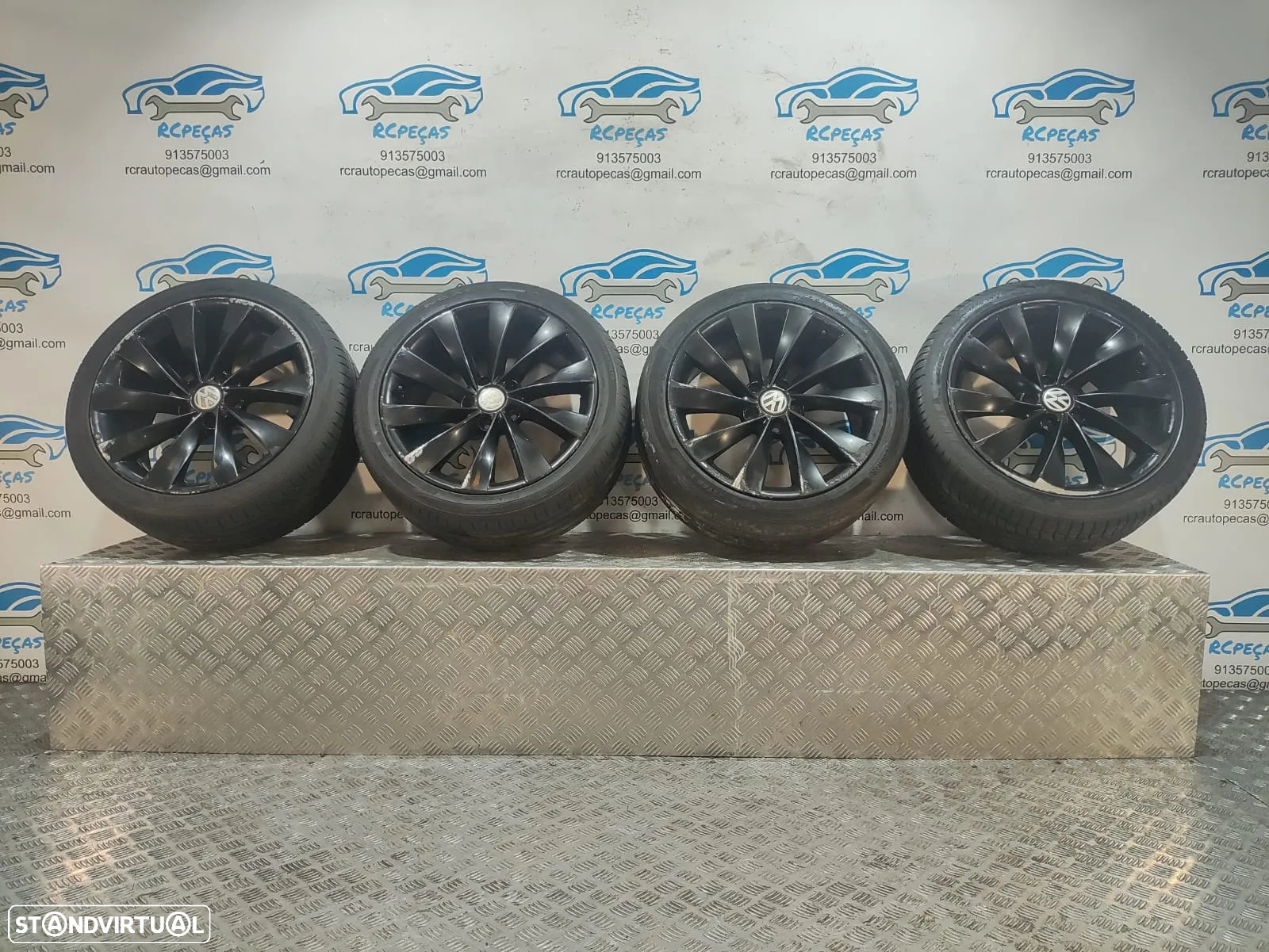 Jantes 18 Polegadas Interlagos - Originais VW Volkswagen - 5x112 - 3C8601025D - Scirocco | Passat | Audi | Golf | CC | Jetta | Seat - 2