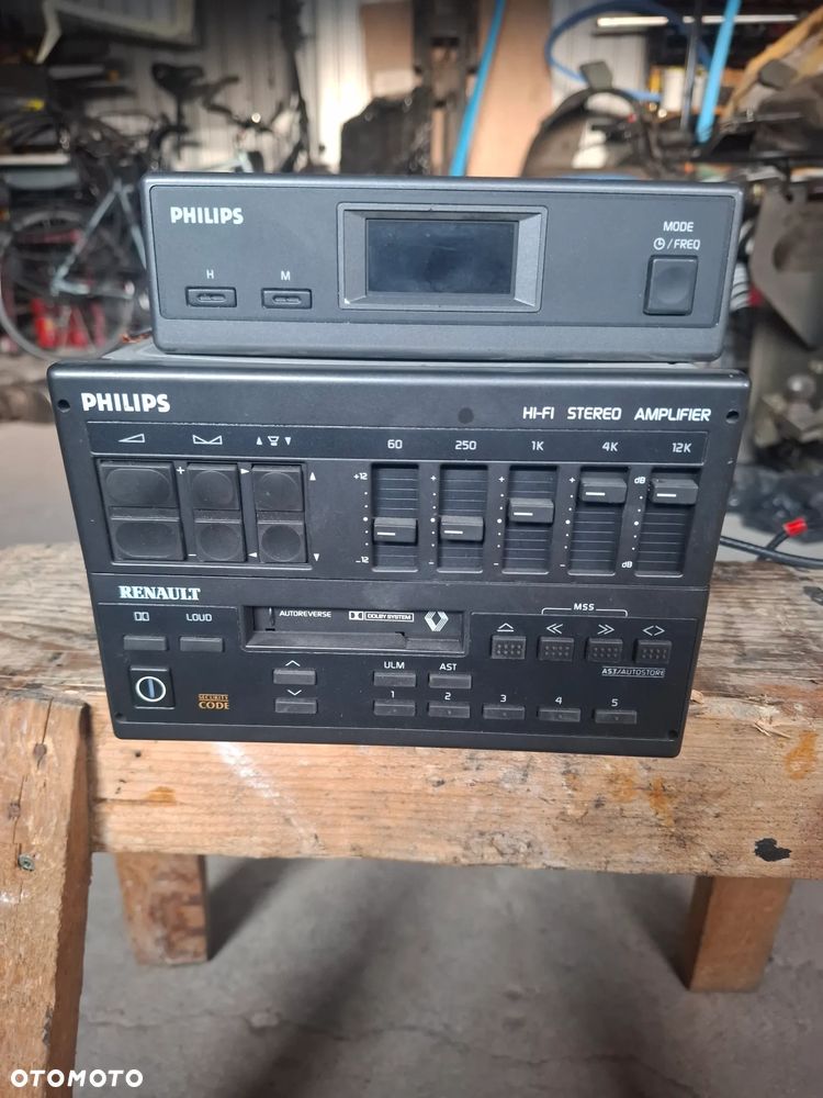 Radio Philips Hi-Fi Stereo amplifier 22 dc 88/72 + wyświetlacz z zegarem 22 AP 072/722 - 1