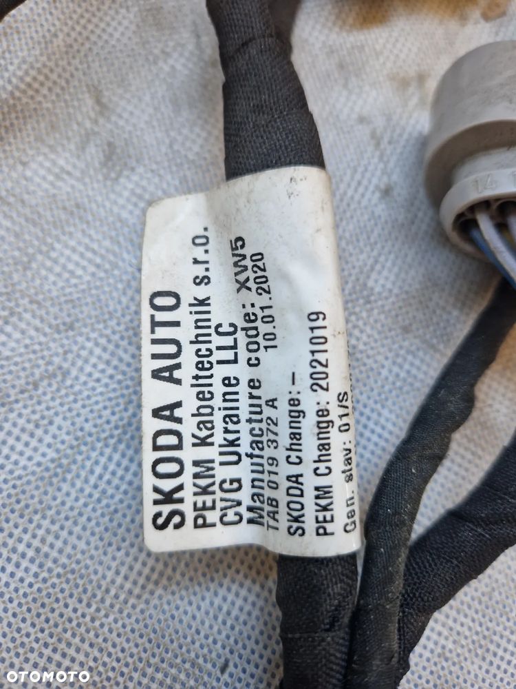 Skoda Superb III 3 3V0 Lift Hybryda Instalacja PDC zderzaka Przód 3V0 971 095 AG - 2