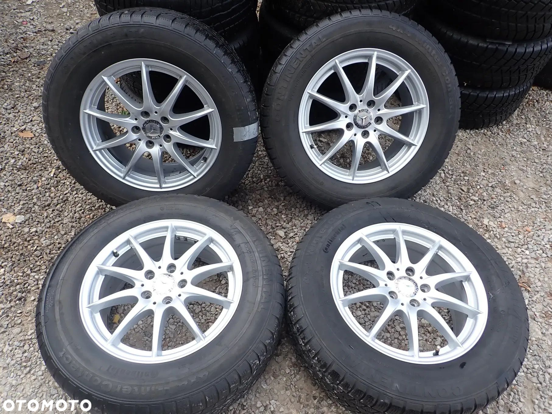 FELGI ALUMINIOWE MERCEDES 7,5JX17 ET 53 5X112 A1664010502 DOSTĘPNE 2 KOMPLETY, 1 Z KOMPLETÓW JEST Z OPONAMI 235/65/17 ZI - 6