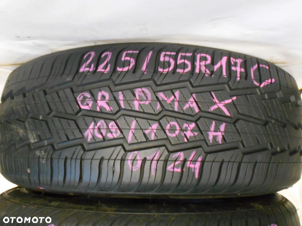 OPONY 225/55R17C GRIPMAX SUREGRIP A/S VAN DOT 0124 10MM - 2