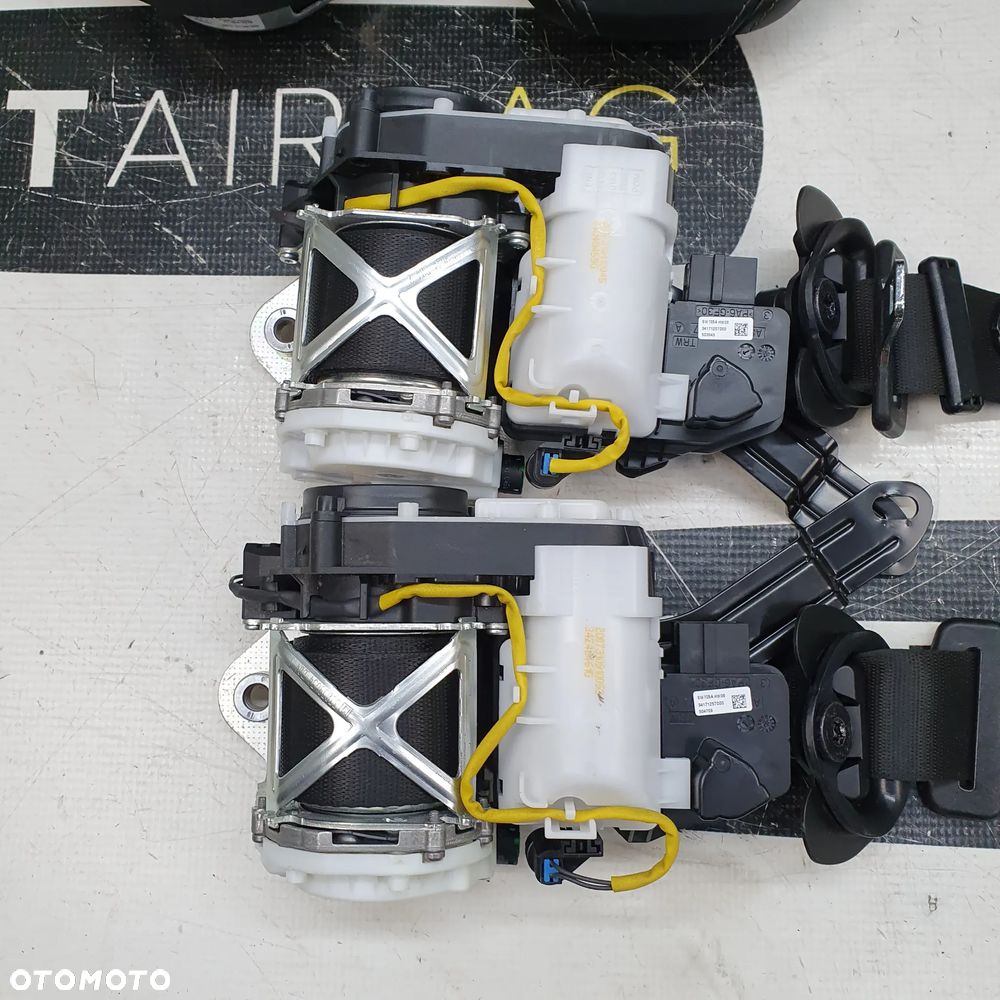 BMW X5 G05 X7 G07 PRZED LIFT DESKA ROZDZIELCZA SKÓRA SZARA NITKA KONSOLA KOKPIT PULPIT PODUSZKI AIRBAG AIR BAG PASY KIT SET - 3