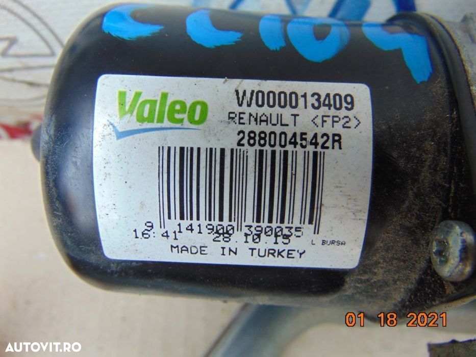 Motoras stergatoare Renault Clio 4 an 2012-2019 ansamblu stergatoare d - 3
