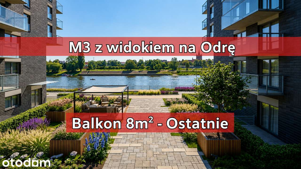 Odbierz Wakacyjny Rabat - Widok na Odrę - Balkon 8m - Tramwaj / MPK